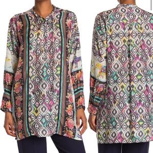 Johnny Was 100% silk blouse